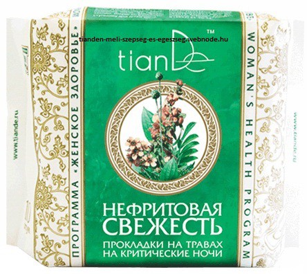 ,,Nefrit frissesség" betét füvekkel a kritikus éjszakákra